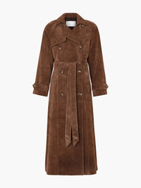Chasemon™ | Molly Suede Trench Coat