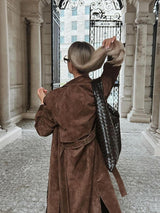 Chasemon™ | Molly Suede Trench Coat
