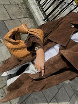 Chasemon™ | Molly Suede Trench Coat
